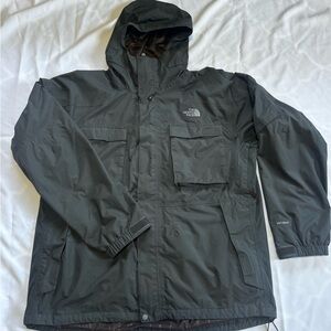 The North Face Men's Dark Gray Raincoat